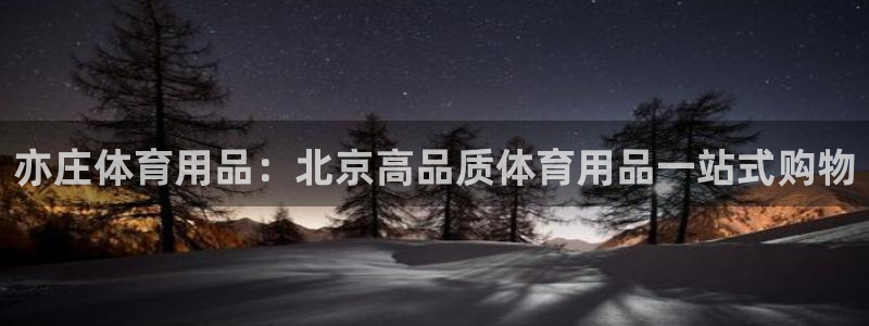欧陆娱乐登录注册平台有哪些：亦庄体育用品：北京高品质