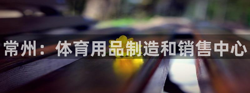 欧陆娱乐简介：常州：体育用品制造和销售中心