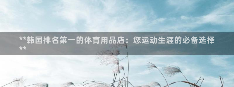 欧陆娱乐注册链接怎么弄的：**韩国排名第一的体育用品